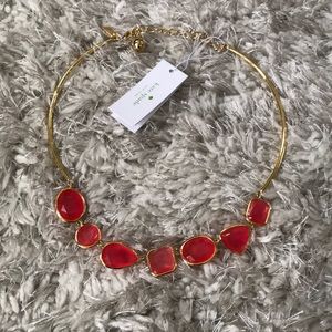 Kate Spade Vegas Jewels Cabernet Pink Necklace